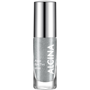 Тіні для повік Alcina Aqua Eye Tint рідкі silver 5 мл (4008666653420) ТОП в Івано-Франківську