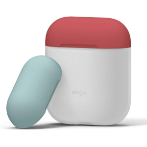 Чохол Elago Duo Case для AirPods Blue/Italian Rose/Coral Blue (EAPDO-LUBL-IROCBL) ТОП в Івано-Франківську