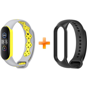 Xiaomi Mi Band 5 MiJobs Sport Grey/Yellow (MJ5-SP012GY) краща модель в Івано-Франківську