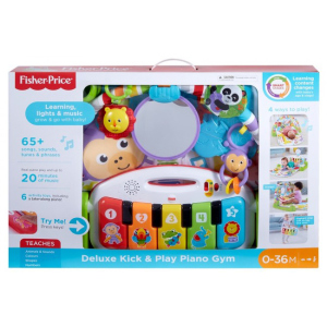 Килимок-ігровий центр Fisher-Price Натискай і грай із технологією Smart Stages (FWT18) надійний