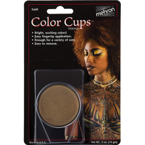 Кремовий грим Mehron Color Cups Gold 12 г (CCC-GD) (764294502106) краща модель в Івано-Франківську