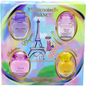 Набір мініатюр парфумерної води Charrier Parfums Mademoiselle France (3442070444112) ТОП в Івано-Франківську