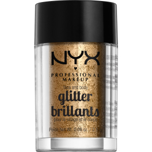 Гліттер NYX Professional Makeup Face & Body Glitter 08 Bronze 2.5 г (800897846800) краща модель в Івано-Франківську