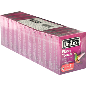 Презервативы Unitex Flash Touch 48 шт (12 упаковок по 4 шт ) (798190041155) в Ивано-Франковске