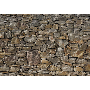 Фотообои бумажные Komar Stone Wall (Каменная стена) 368х254 см (8-727) лучшая модель в Ивано-Франковске