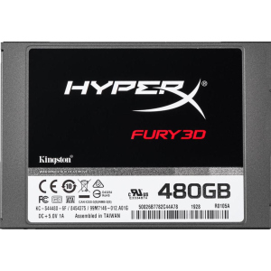 Kingston SSD HyperX Fury 3D 480GB 2.5" SATAIII 3D NAND TLC (KC-S44480-6F) в Ивано-Франковске