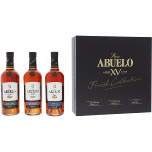 Ром Abuelo XV FC Trio Pack 0.2 л 40%. 3 бутылки набор (7451101210639)