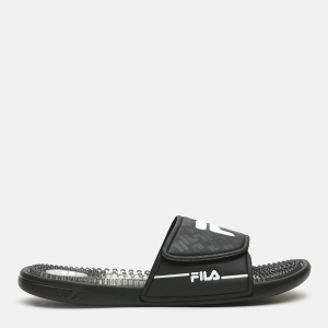 Шльопанці Fila Massage M Slippers 105785-BW 45 30 см Чорні з білим (4670036483649) в Івано-Франківську