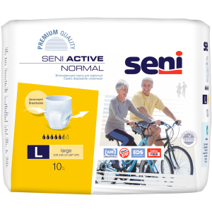 Подгузники-трусики для взрослых Seni Active Normal Large 10 шт (5900516693053) лучшая модель в Ивано-Франковске