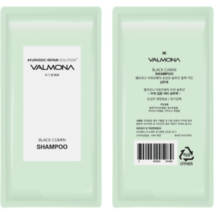 Шампунь для волосся пробники Valmona Аюрведа Ayurvedic Scalp Solution Black Cumin Shampoo 10 мл x 50 шт (8802929005195) надійний