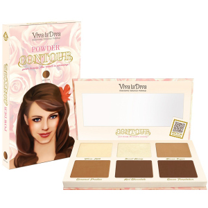 Палетка Viva La Diva Powder Contour Palette Medium Dark 6 г (7330906016540) краща модель в Івано-Франківську