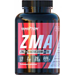 Бустер тестостерона Vansiton ZMA (Магний + Цинк + В6) 120 капсул (4820106592188) ТОП в Ивано-Франковске