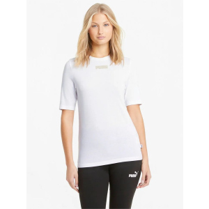 Футболка Puma Modern Basics Tee 58592902 M White (4063697256811) ТОП в Івано-Франківську