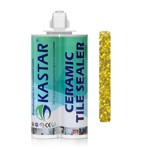 Двухкомпонентная эпоксидная фуга затирка Kastar Ceramic Tile Sealant Colorful Gold/Золотой, 400мл. в Ивано-Франковске