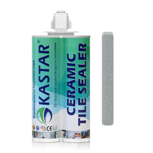 купити Двокомпонентна епоксидна фуга затирка Kastar Ceramic Tile Sealant Light Grey/Бетонно-сірий 400мл.