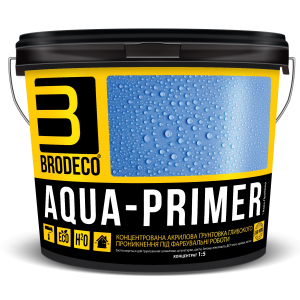 хороша модель Грунтовка глибокого проникнення, концентрат Brodeco Aqua-Primer 5л