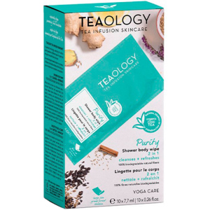 Освежающие влажные салфетки для тела Teaology Yoga care 1 шт (8050148502418) лучшая модель в Ивано-Франковске