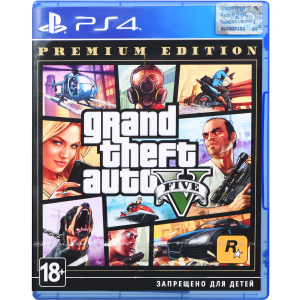 Гра Grand Theft Auto V Premium Edition для PS4 (Blu-ray диск, Російський subtitles) в Івано-Франківську