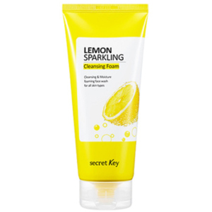 Пінка для вмивання Secret Key Lemon Sparkling Cleansing Foam з лимоном 200 г (8809305990373) краща модель в Івано-Франківську