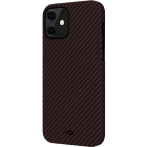 Панель Pitaka MagEZ Case Twill Apple iPhone 12 mini Black/Red (KI1203) ТОП в Івано-Франківську