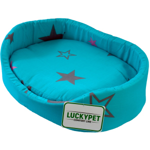 Лежак для собак и кошек Lucky pet №3 Макс 42x56x13 см Бирюзовый (4820224212128) рейтинг