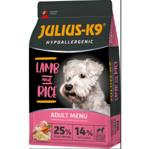 Сухий гіпоалергенний корм для дорослих собак вищої якості Julius-K9 LAMB and RICE Adult З ягнятком та рисом 12 кг (5998274312590) ТОП в Івано-Франківську