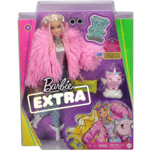 Лялька Barbie Екстра в рожевій пухнастій шубці (GRN28) (0887961908480) в Івано-Франківську