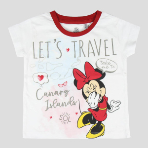 Футболка Disney MINNIE 2200004949 116 см (6 лет) Белая (8427934376513) лучшая модель в Ивано-Франковске