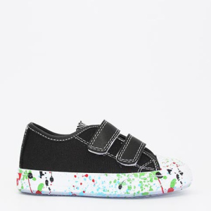 Кеди дитячі VUVU KIDS Black colorful 3202 13 31 Чорні (8380001320231) краща модель в Івано-Франківську