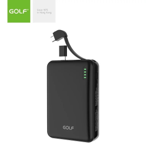 Портативная Универсальная батарея Power bank GOLF G73 10000mAh Черный ТОП в Ивано-Франковске