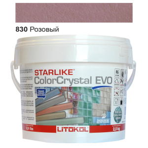 Епоксидне затирання Litokol Starlike EVO ColorCrystal 830 Рожевий Хамелеон 2,5 кг рейтинг