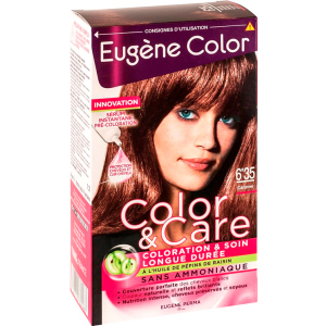 Фарба для волосся Eugene Perma без аміаку Color & Care 6.35 Темний Блондин Золотистий Червоне Дерево 125 мл (3140100336283) ТОП в Івано-Франківську