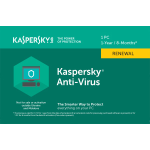 Kaspersky Anti-Virus 2020 продовження ліцензії на 1 рік для 1 ПК (скретч-картка) в Івано-Франківську