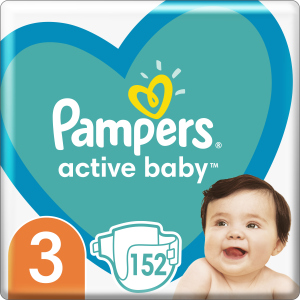 Подгузники Pampers Active Baby Размер 3 (Midi) 6-10 кг 152 шт (8001090951533) ТОП в Ивано-Франковске