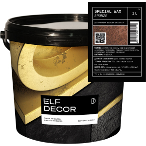 Декоративный воск Elf Decor Special Wax 1 л Bronze (mba1d122w) ТОП в Ивано-Франковске