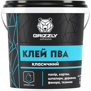 Клей ПВА Класичний Grizzly 5 кг (4823048028388) ТОП в Івано-Франківську