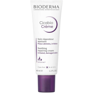 Восстанавливающий крем для лица и тела Bioderma Cicabio Soothing Reparing Cream 40 мл (3401347869546) надежный