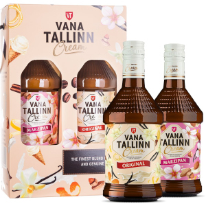 Набір лікер Vana Tallinn Original 0.5 л 16% + Vana Tallinn Marzipan 0.5 л 16% (4740054001054) в Івано-Франківську