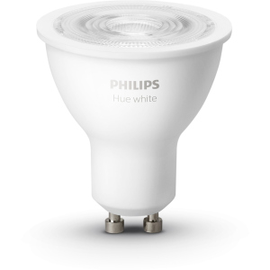 Розумна лампа Philips Hue GU10, 5.2W(57Вт), 2700K, White, Bluetooth, димована, 2 шт (929001953506) в Івано-Франківську