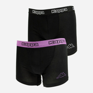 Труси-шорти Kappa Boxers 2-Pack 304JB30-988 S 2 шт Black/Violet-Dewberry (8002390511496) рейтинг