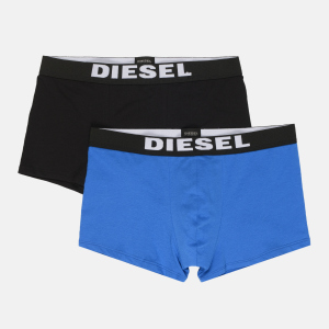 Трусы-шорты Diesel Umbx-Roccotwopack Boxer 2pack 00S9T9/RHAPW/21 M Черный/Синий (8055192226211) лучшая модель в Ивано-Франковске