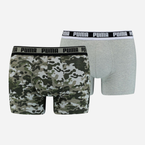 Труси-шорти Puma Men Camo Boxer 2P 93503703 S 2 шт Green Combo (8720245042536) в Івано-Франківську