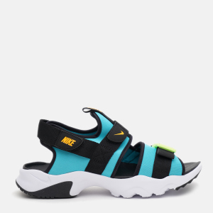 Сандалии Nike Canyon Sandal CI8797-300 41.5 (9) 27 см Черные с голубым (193658083669) рейтинг