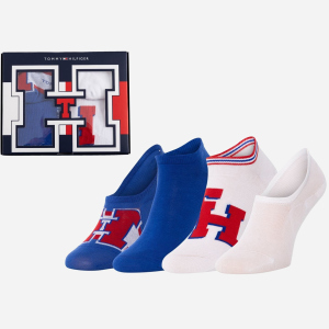 Набір шкарпеток Tommy Hilfiger Unisex Sneaker Giftbox 392004001-470 43-46 4 пари (8718824653433) ТОП в Івано-Франківську