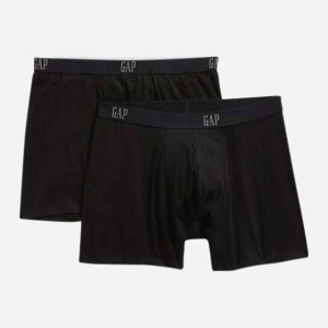 Труси-шорти GAP 718311431 XL 2 шт Чорні (1159748916) краща модель в Івано-Франківську