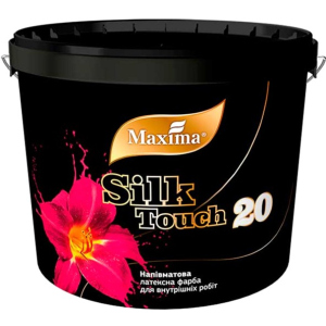 Напівматова латексна фарба "Silk Touch 20" Maxima 6 кг (4823083307837) ТОП в Івано-Франківську