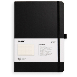 Записная книга Lamy A5 192 страницы в линейку Черная Мягкая (4014519721093)