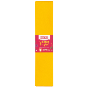 Набор гофрированной бумаги Maxi 100% 50 х 250 см 10 шт Темно-желтой (MX61616-32) в Ивано-Франковске