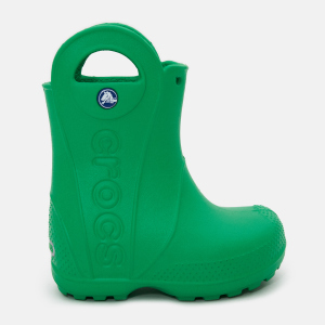 Резиновые сапоги Crocs Kids Jibbitz Handle It Rain Boot 12803-3E8-C6 22-23 Зеленые (887350425994_8873504259940)