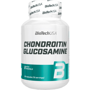 Хондропротектор Biotech Chondroitin & Glucosamine 60 капсул (5999076216604) лучшая модель в Ивано-Франковске